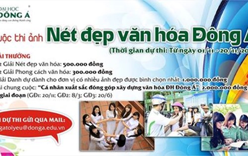 Sôi nổi cuộc thi ảnh và bình chọn bài hát hay về ĐH Đông Á